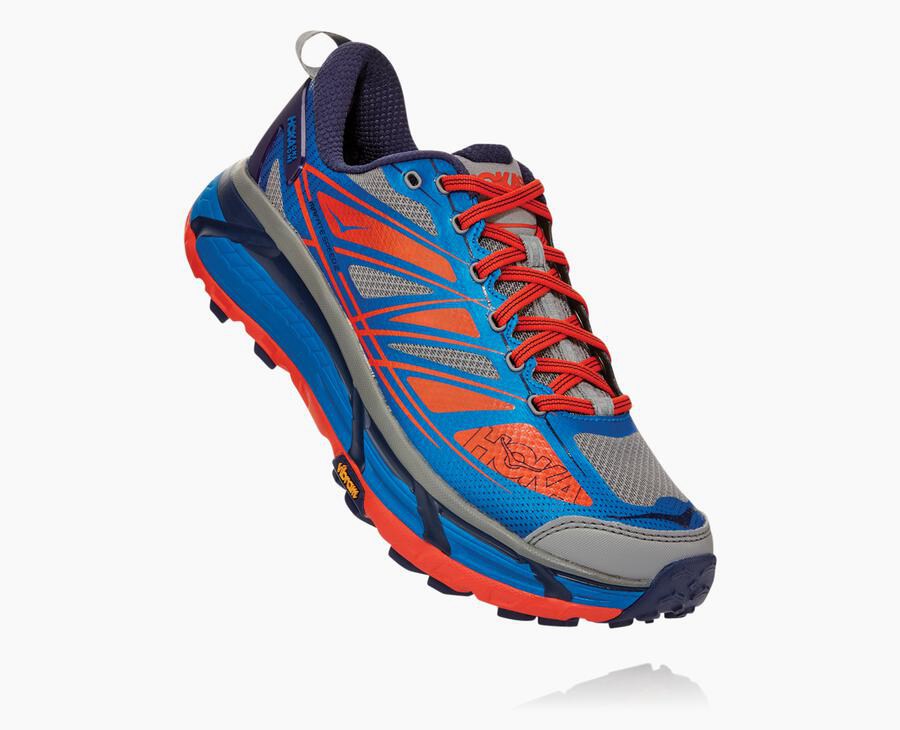 Hoka One One Trail Schoenen Heren - Mafate Speed 2 - Blauw - KA5921603